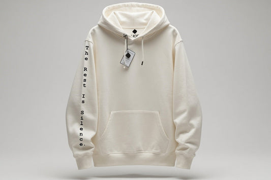 The Hamlet "Soliloquy" Heavyweight Hoodie - Stark White