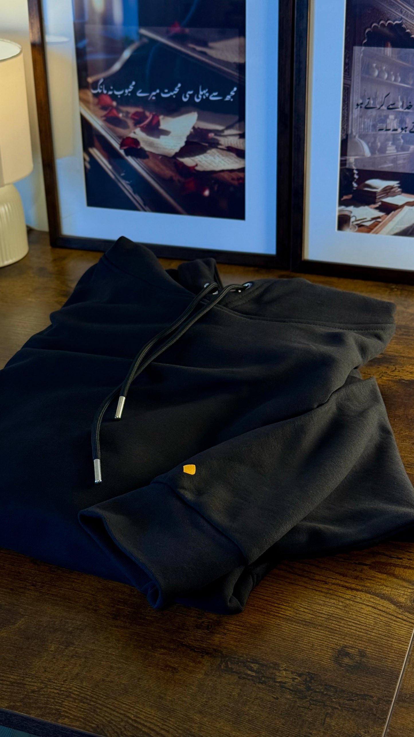 The Origin Core Heavyweight Hoodie -Obsidian Gold