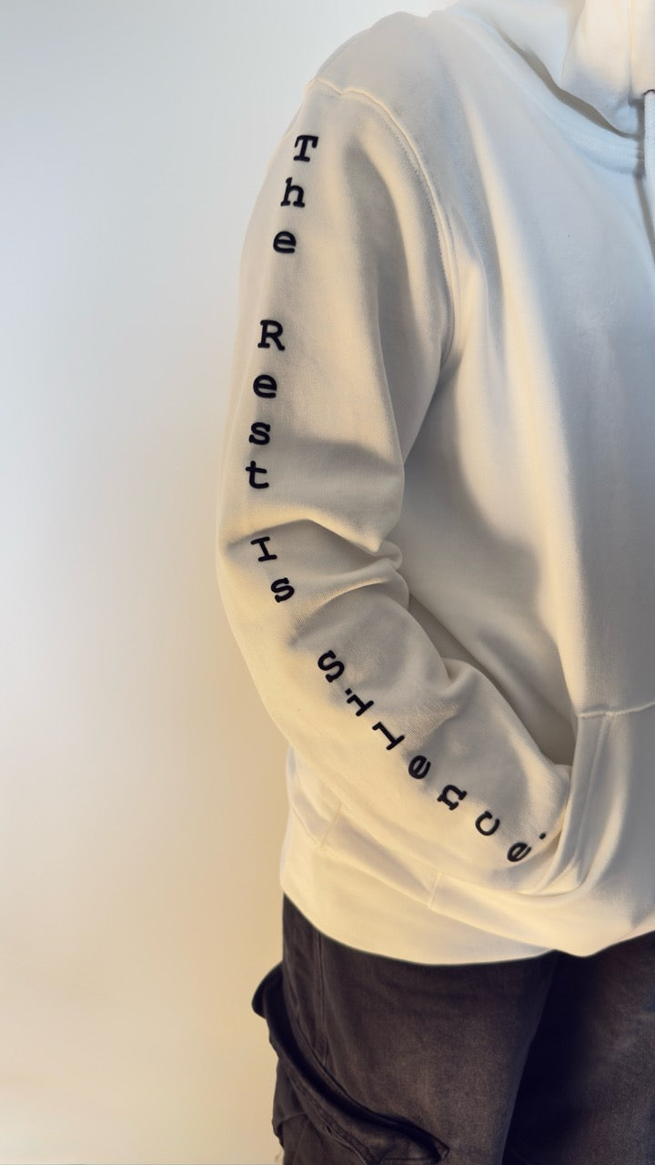 The Hamlet "Soliloquy" Heavyweight Hoodie - Stark White