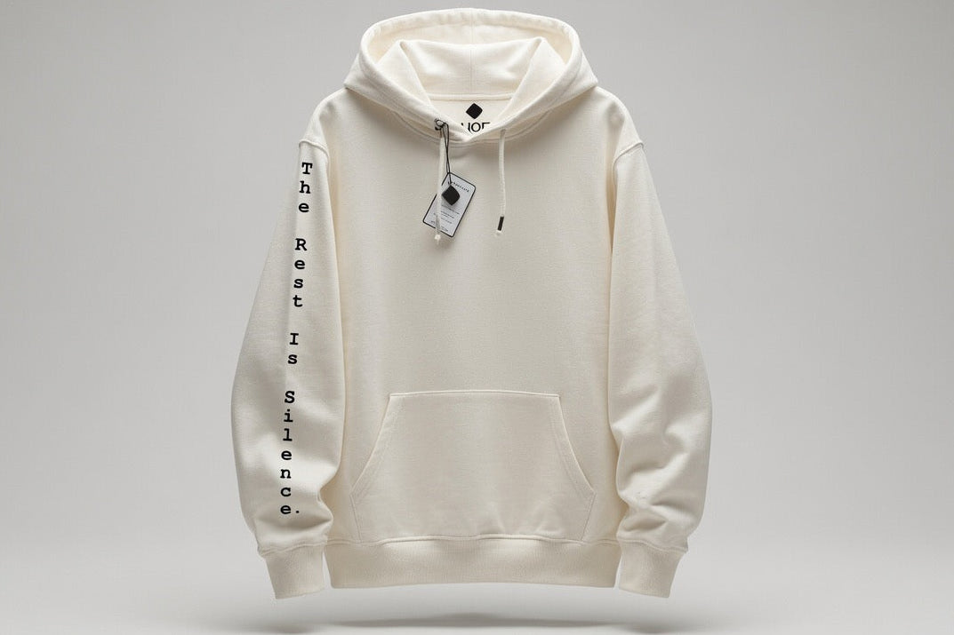 The Hamlet "Soliloquy" Heavyweight Hoodie - Stark White