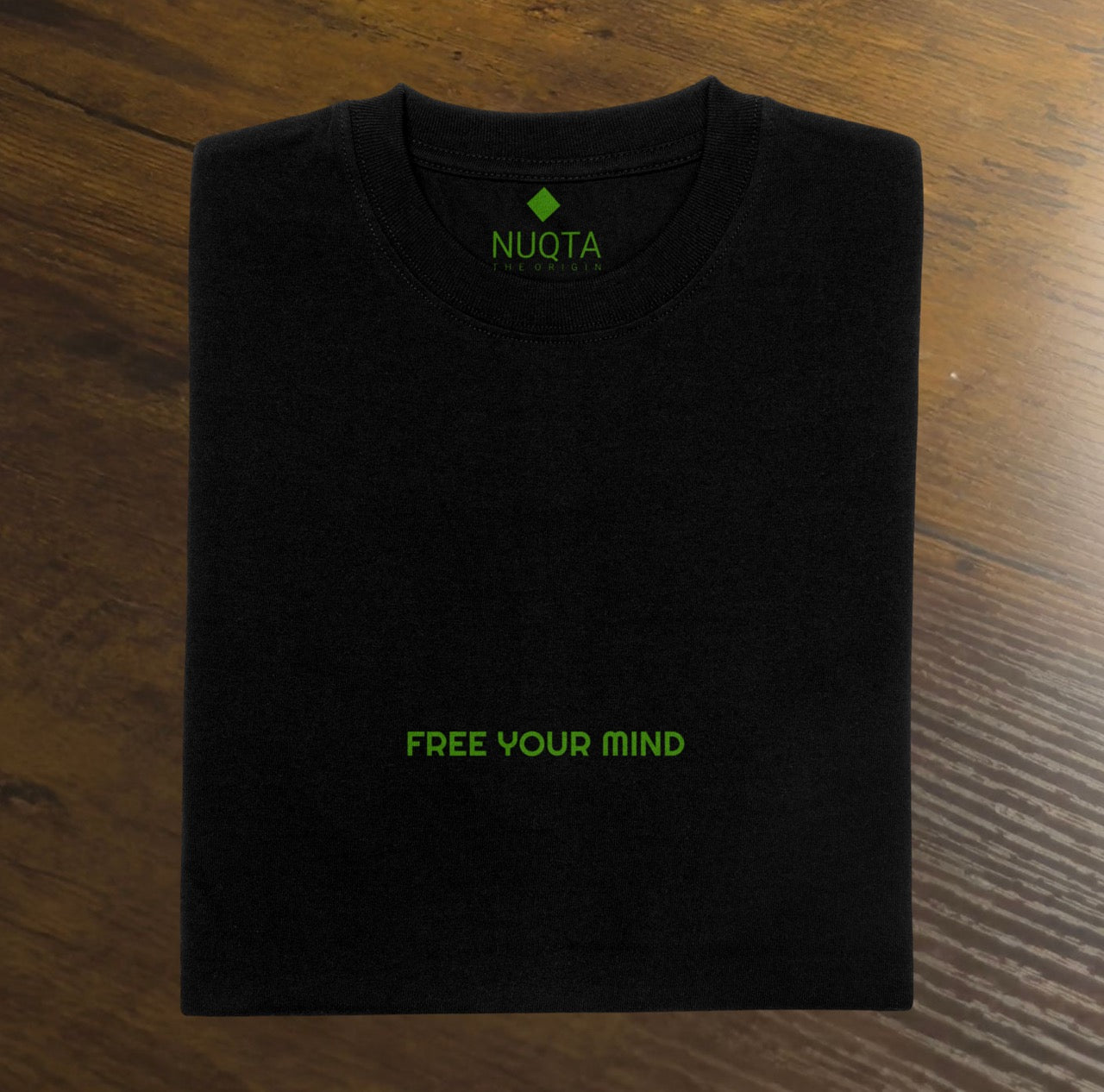 The Modern Myth "Free Your Mind" Heavyweight Tee - Obsidian Black
