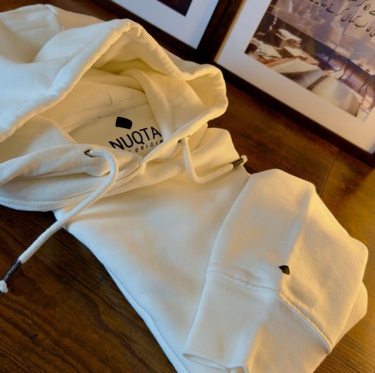 The Origin Core Heavyweight Hoodie -Stark White