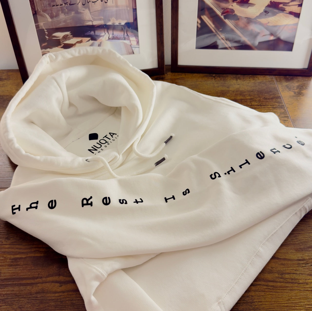 The Hamlet "Soliloquy" Heavyweight Hoodie - Stark White