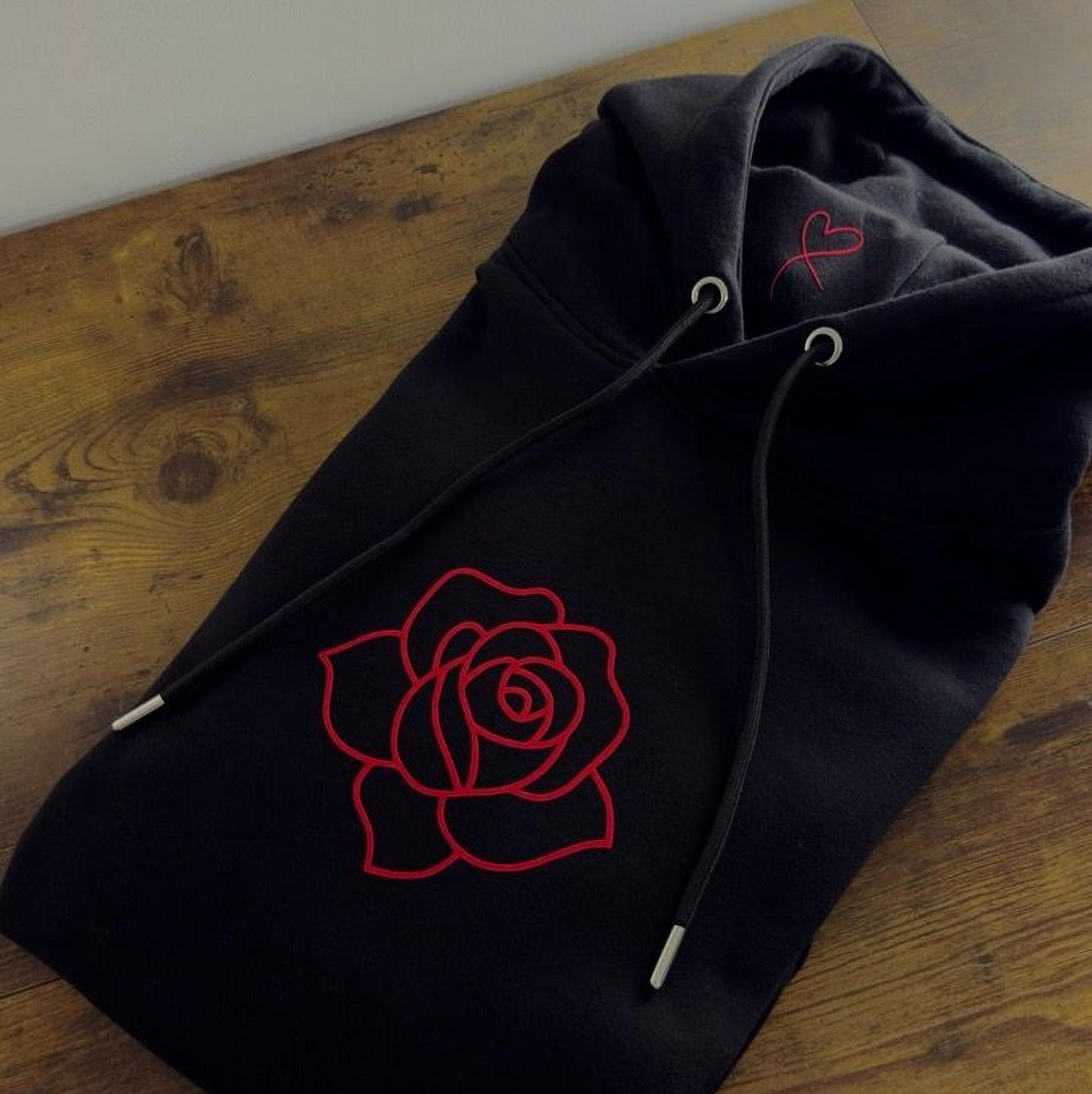 The Faiz "Surkh" Heavyweight Hoodie - Stealth Black